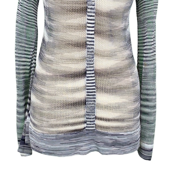 Rag & Bone Casual Gray Mesh Allgauer Raglan Top - Picture 9 of 15